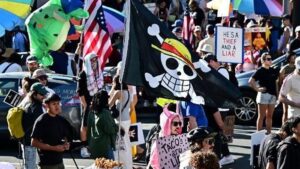 Demo Besar ‘No Kings’ Guncang AS, Bendera One Piece Ikut Berkibar